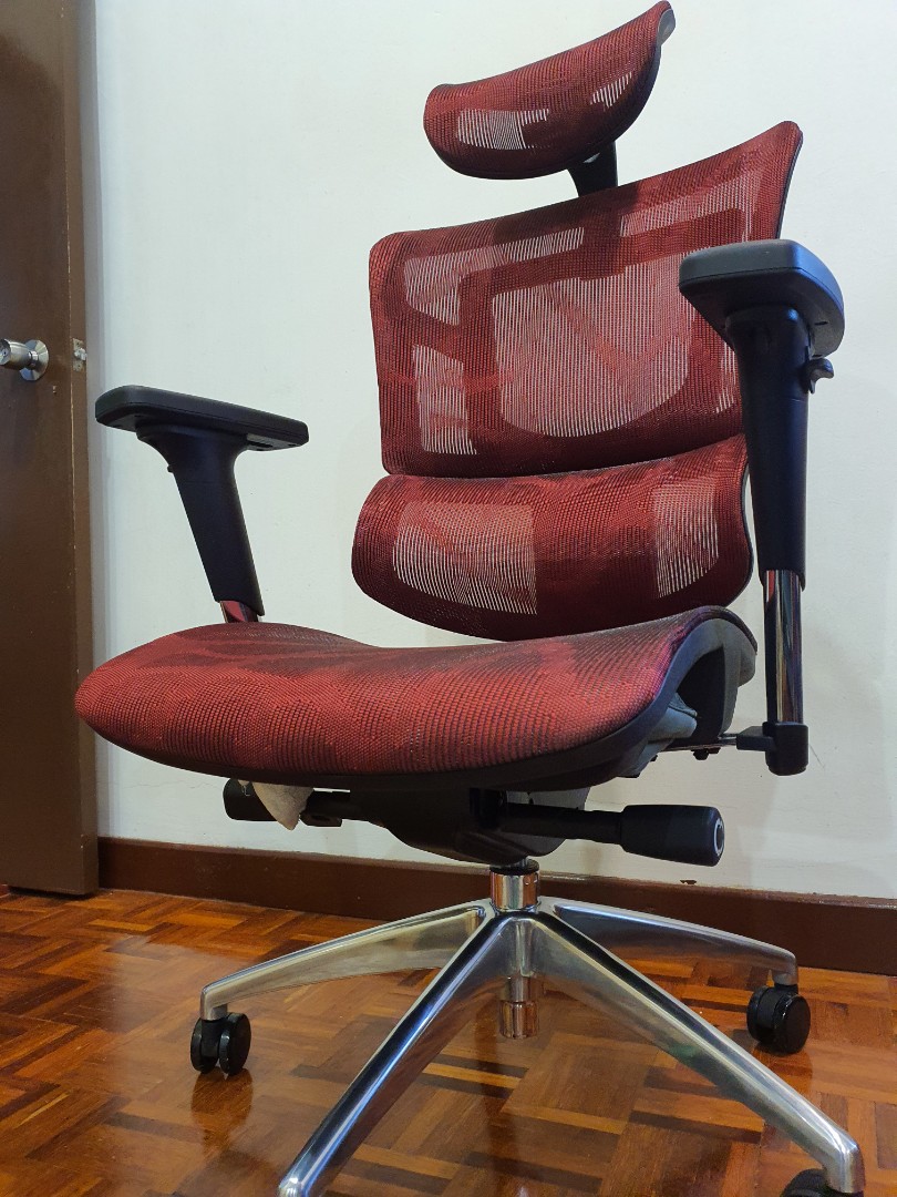 High End Ergonomic Full Mesh Office Chair, Furniture & Home Living