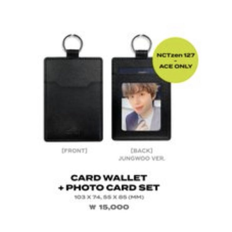 [int check] nct 127 foundation day card wallet + photocard set