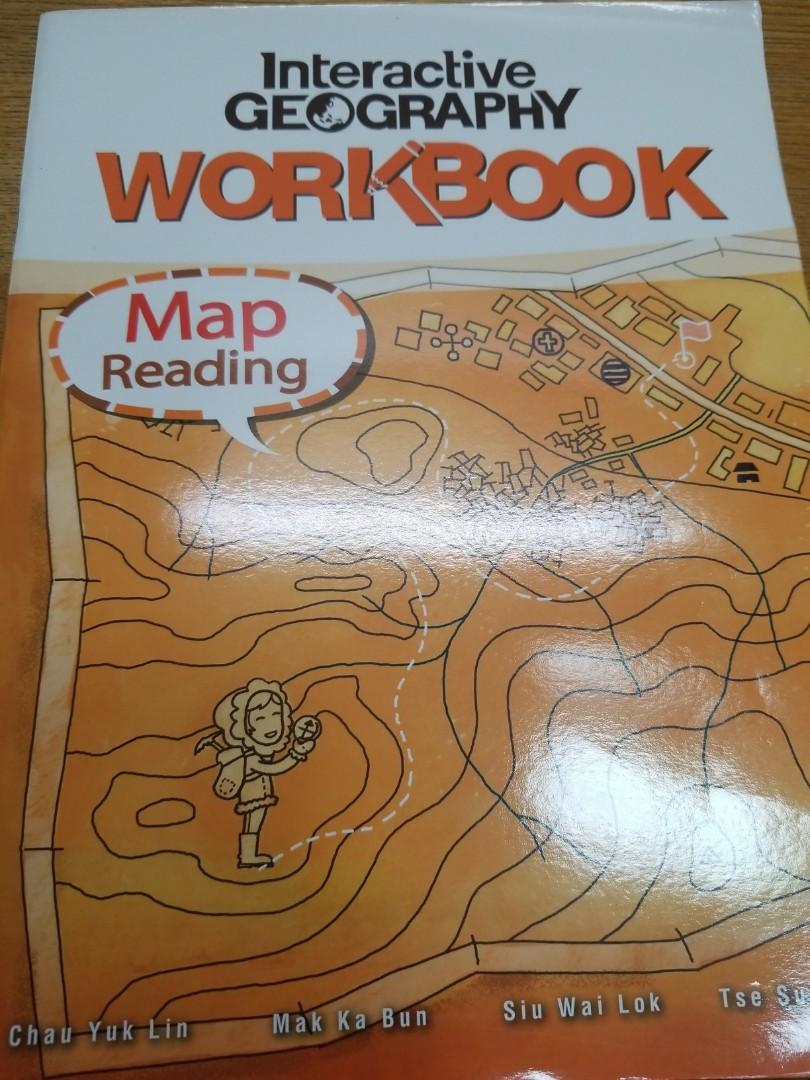 Interactive geography map reading with workbook, 興趣及遊戲, 書本 & 文具, 書本及雜誌 ...