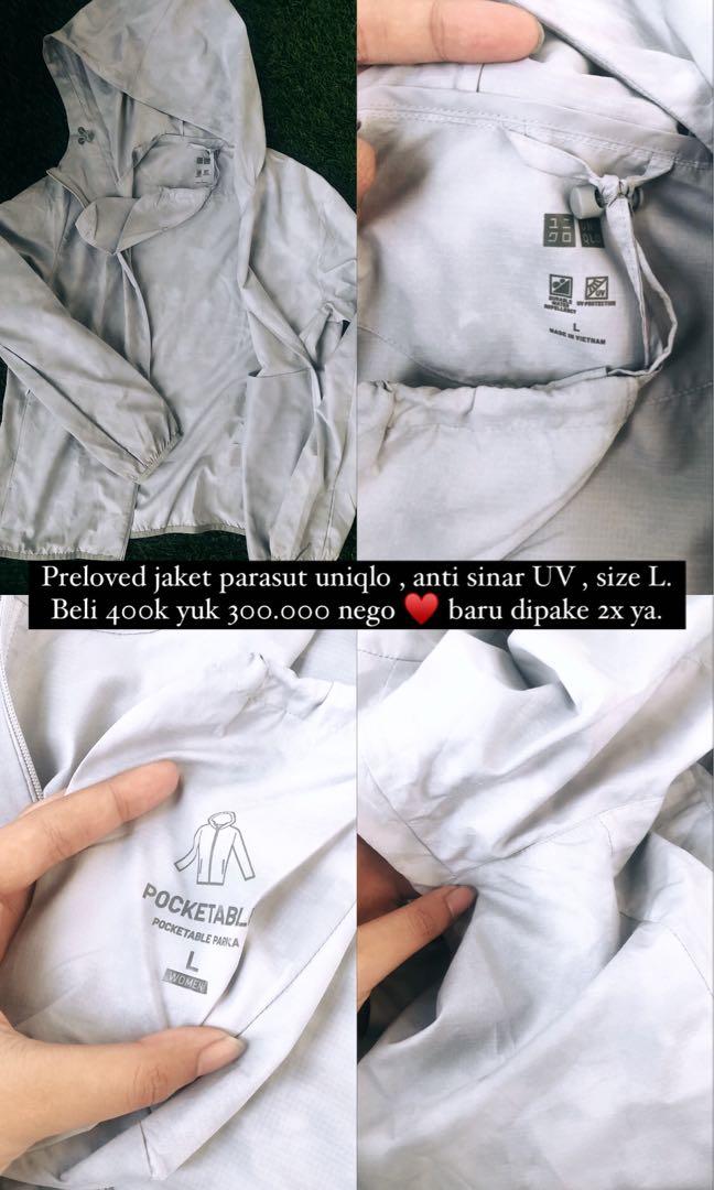 Jaket uniqlo anti on sale uv
