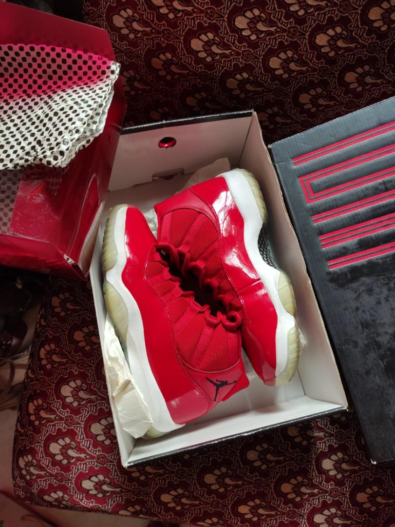Jordan 11 win best sale like 96 box