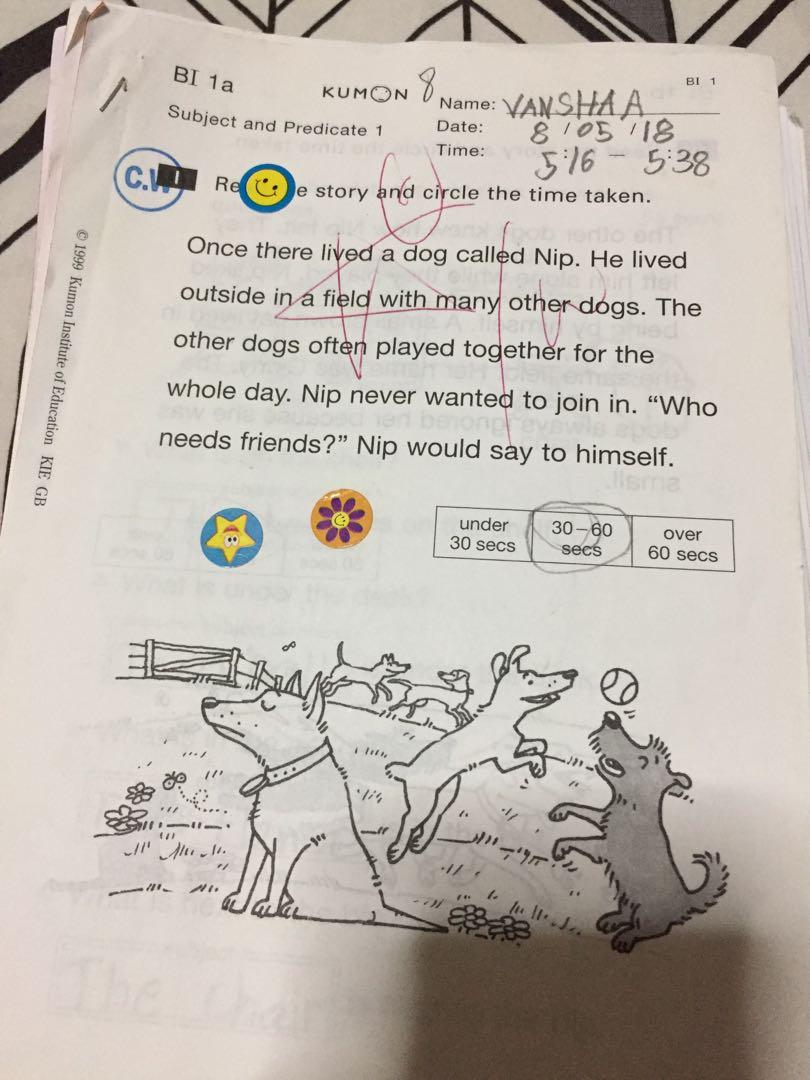 Kumon English level b1, Hobbies & Toys, Books & Magazines, Children's Books on Carousell