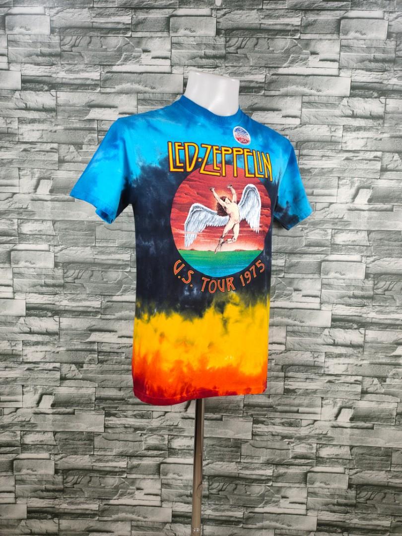 Led Zeppelin Lcarus 1975 Tie Dye Shirt 