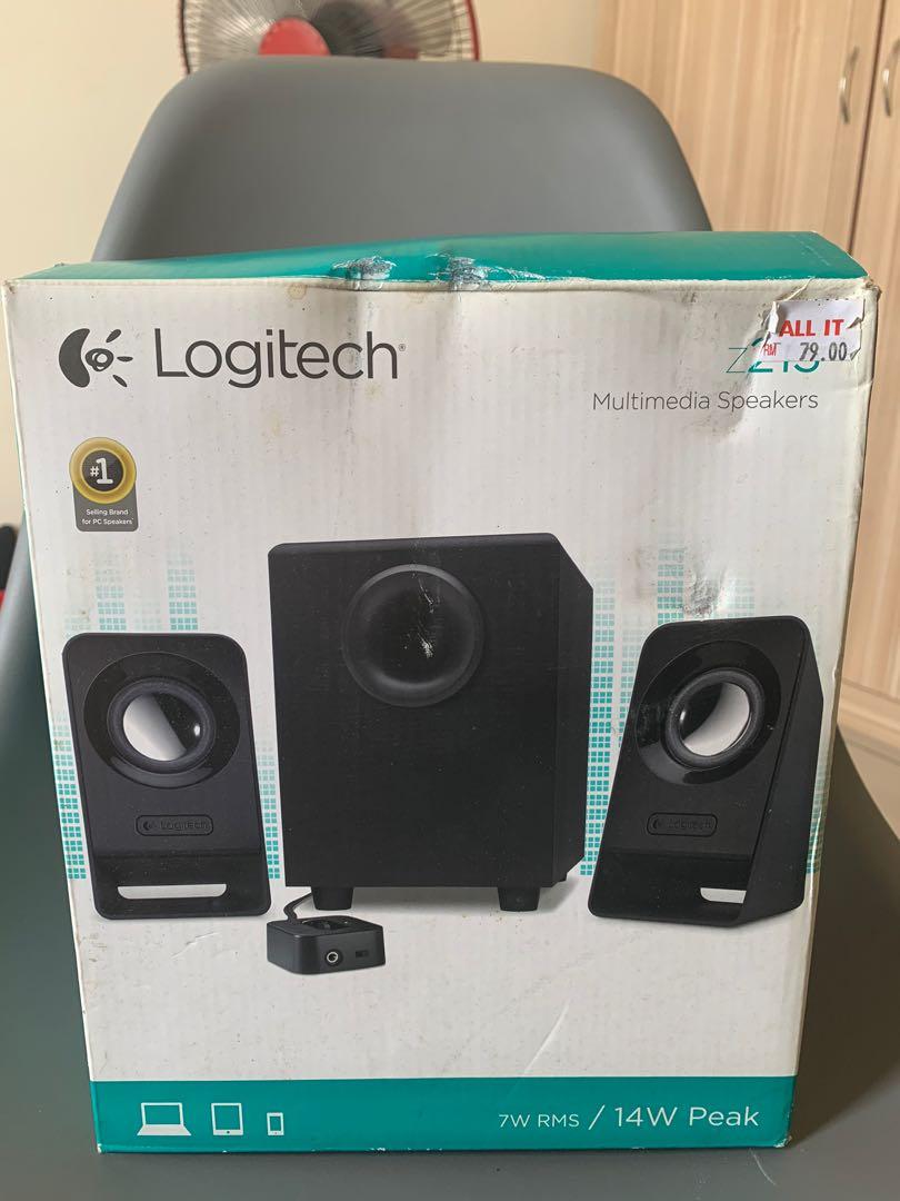 Logitech Z213 Compact 2 1 Full Sound Speaker System Electronics Audio On Carousell