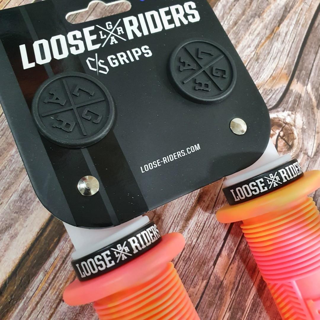 Loose Riders Grip Pink &Yellow, Sports Equipment, Bicycles Parts