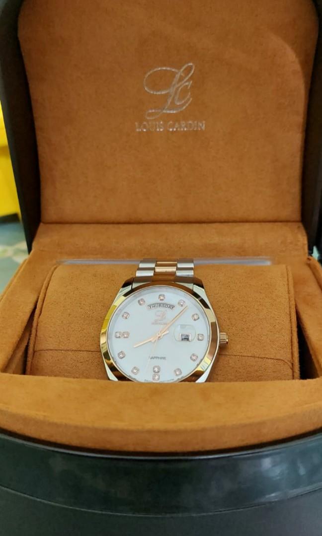 Louis Cardin 23K Gold Electroplated Men's Watch for Sale in Nabadwip, West  Bengal Classified
