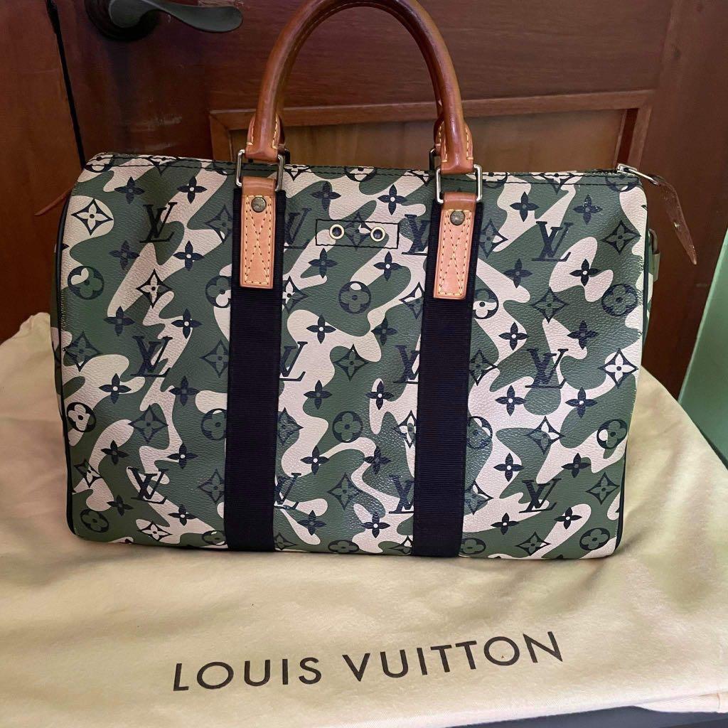 Lv Speedy Monogramouflage camouflage , Luxury, Bags & Wallets on Carousell