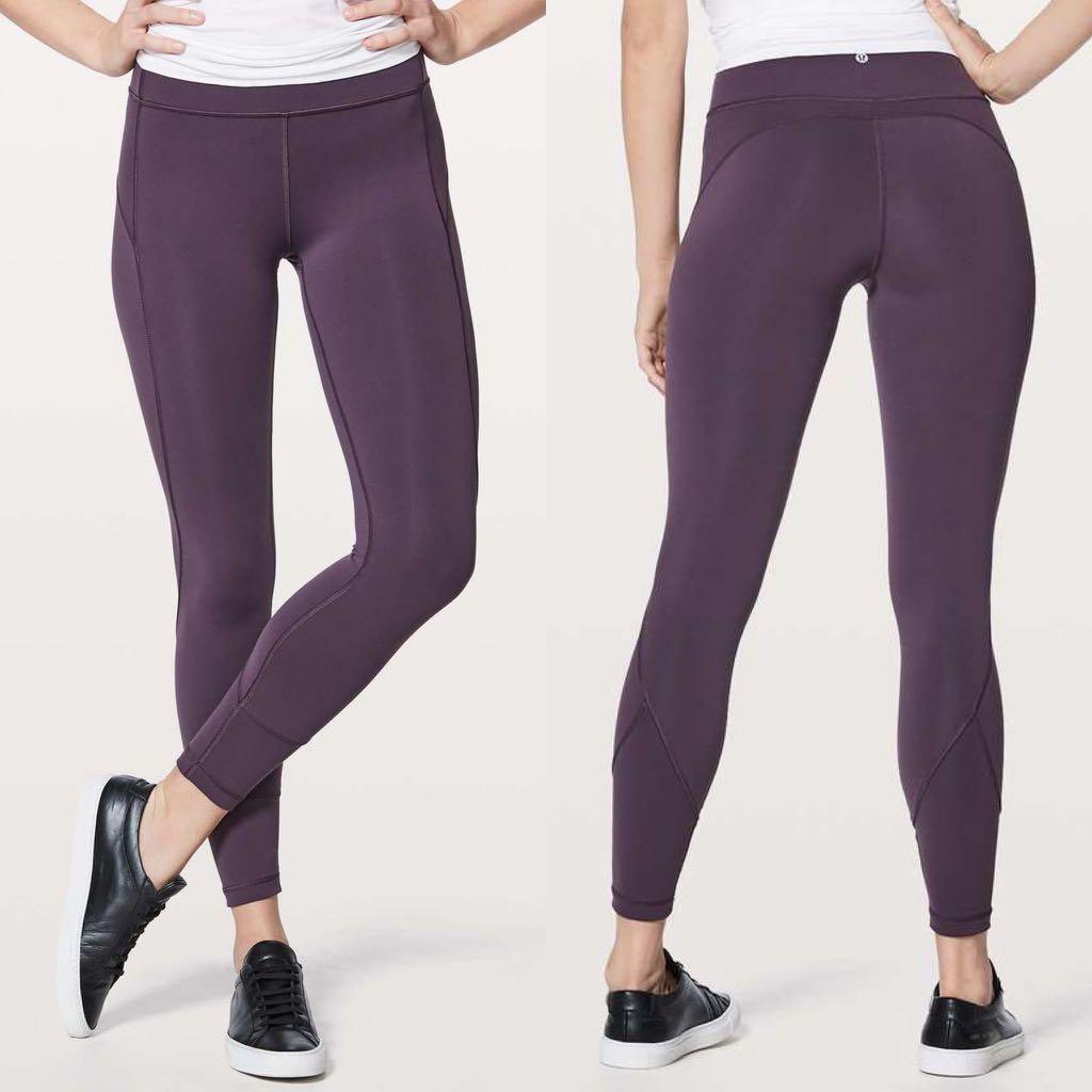Lululemon In Movement High Rise Tight Everlux 25” - Black Currant