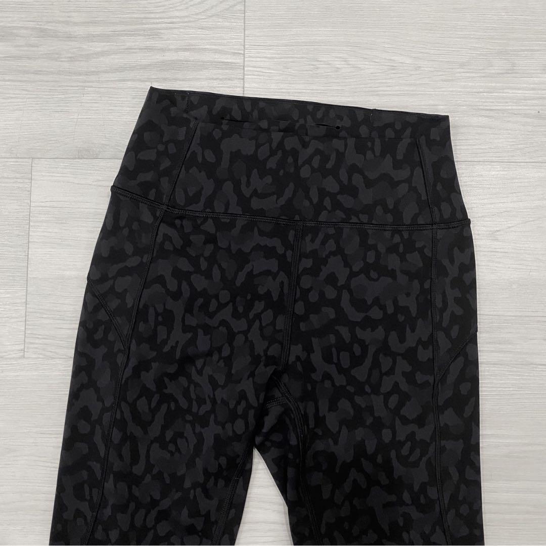 Lululemon In Movement High Rise Tight Everlux 25” - Formation Camo Deep Coal  Multi, Women's Fashion, Activewear on Carousell
