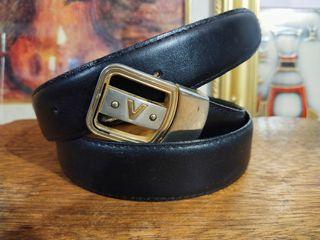 Mario Valentino Leather Belt, Belt, Leather Belt, Mario Valentino