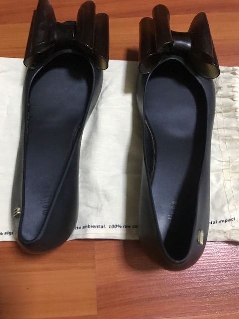 Melissa black outlet bow shoes