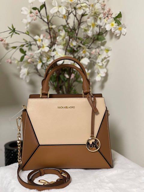 Michael kors prism saffiano leather satchel top