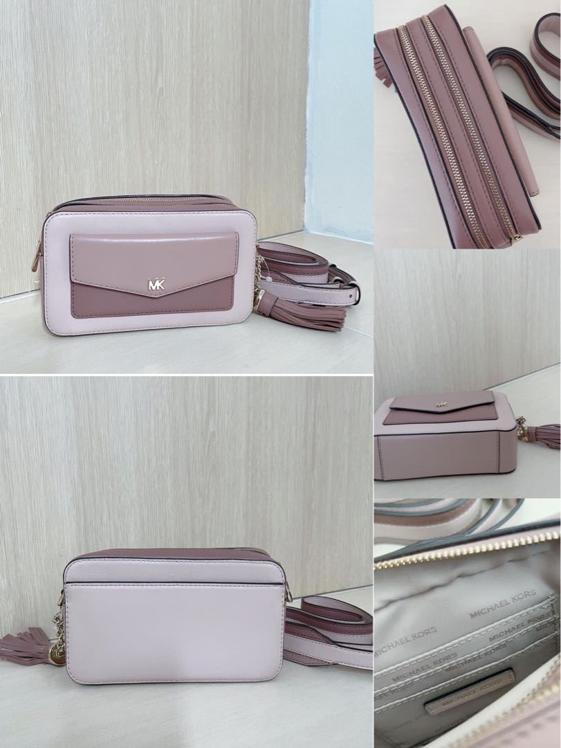 Michael kors tri best sale color camera bag