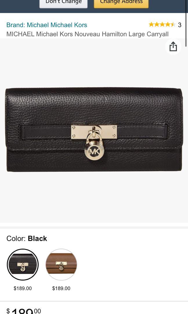Michael michael kors sales nouveau hamilton carryall wallet