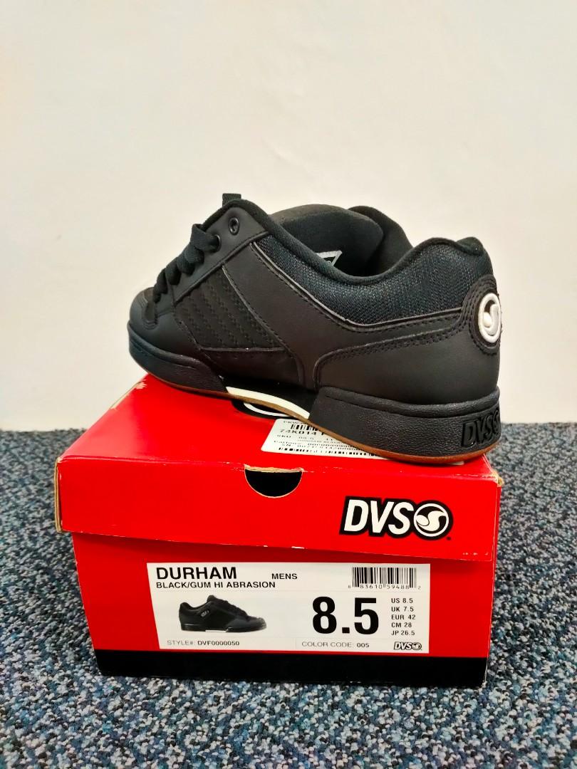 New DVS skate shoes! Black Durham, Men's Fashion, Footwear, Sneakers on  Carousell