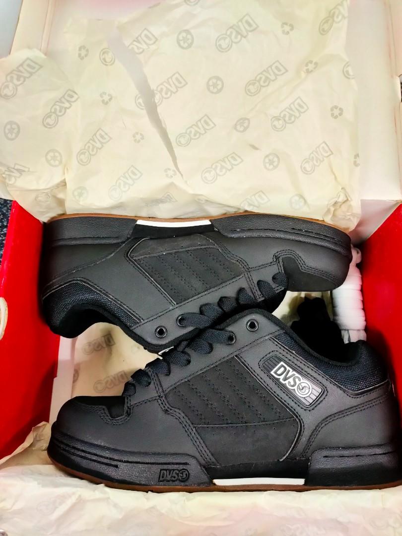 New DVS skate shoes! Black Durham, Men's Fashion, Footwear, Sneakers on  Carousell
