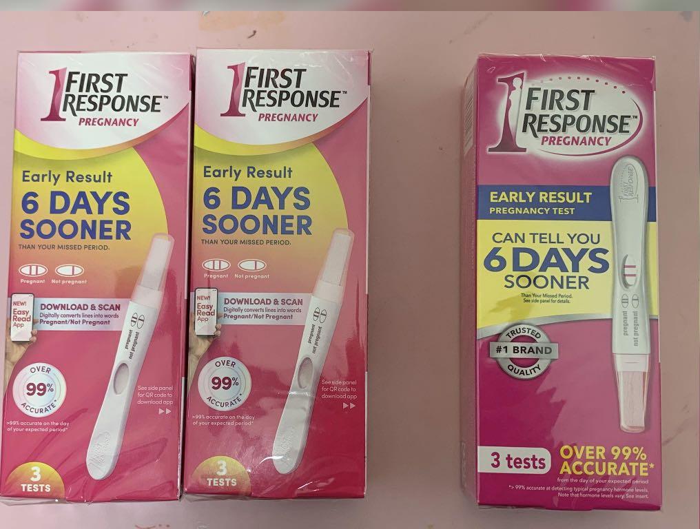 New First Response Pregnancy Test Kits 3s Nt Guardian Clearblue Ovulation David Babies Kids Maternity Care On Carousell
