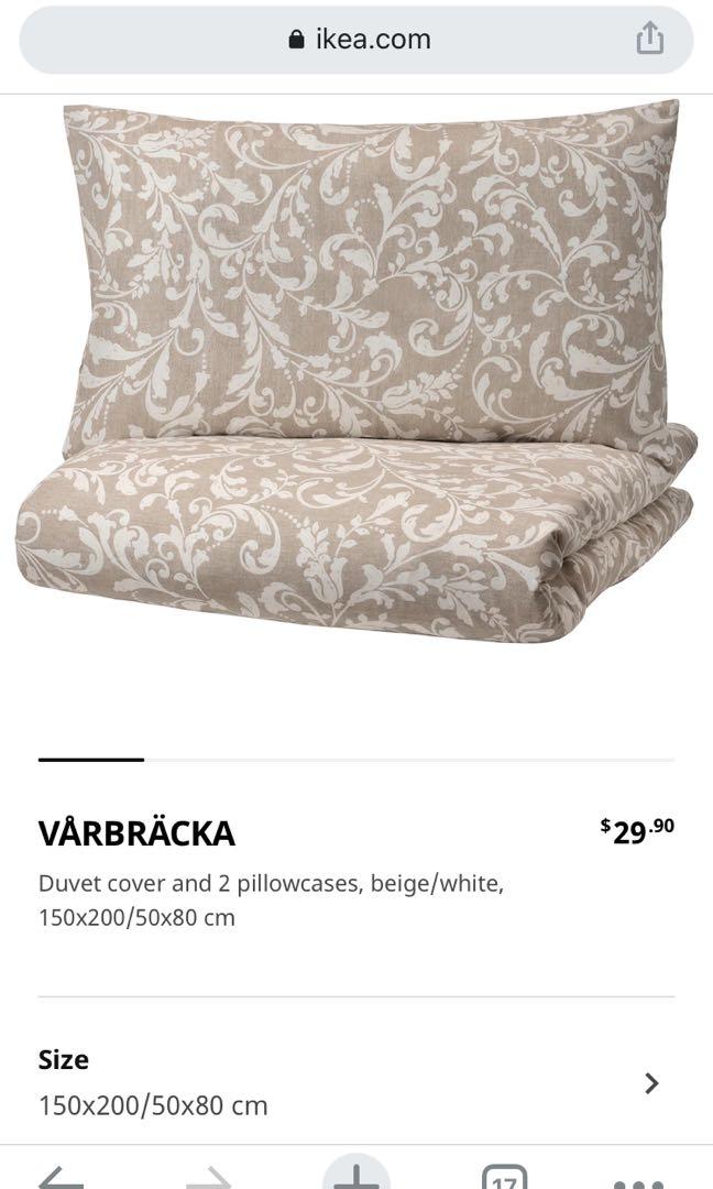 New IKEA quilt cover, Furniture & Home Living, Bedding & Towels on