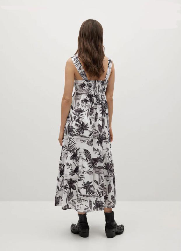 NEW Mango Tropical Print Dress Women s Fashion Dresses Sets
