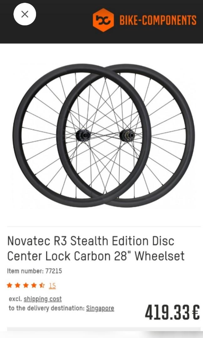 novatec r3 stealth edition disc
