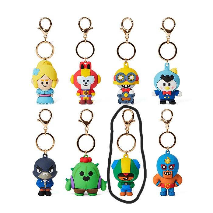 Official Line Friends X Brawl Stars Leon Figurine Keyring Toy From Blind Bag Hobbies And Toys 