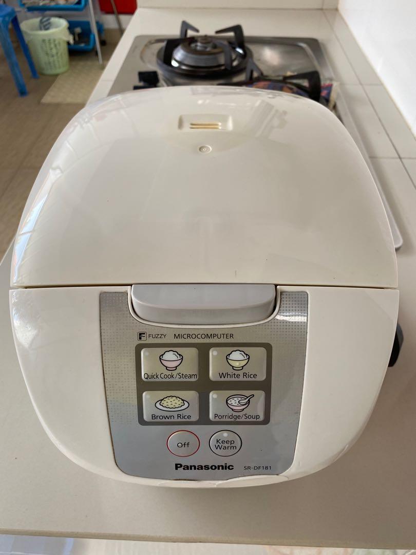 Panasonic rice cooker SRDF181, TV & Home Appliances, Kitchen
