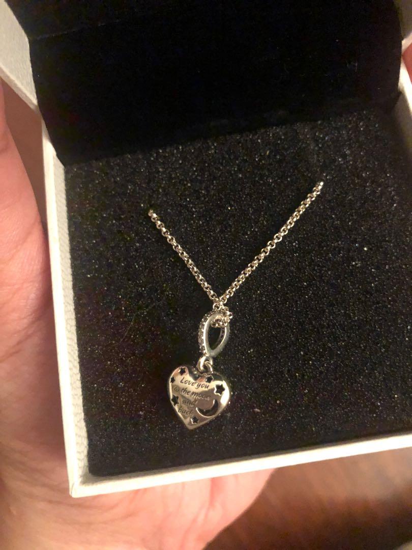 Pandora moon and stars necklace top