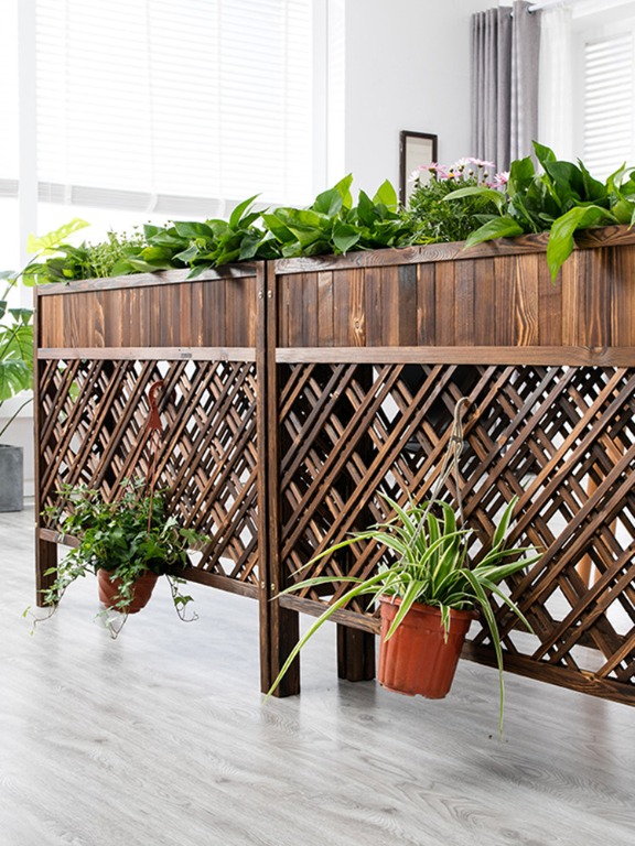 Plant stand blocker/ Partition Plant Rack , Furniture & Home Living