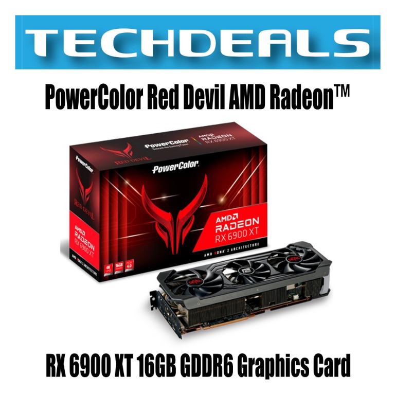 Powercolor red devil amd radeon hotsell rx 6900 xt 16gb gddr6