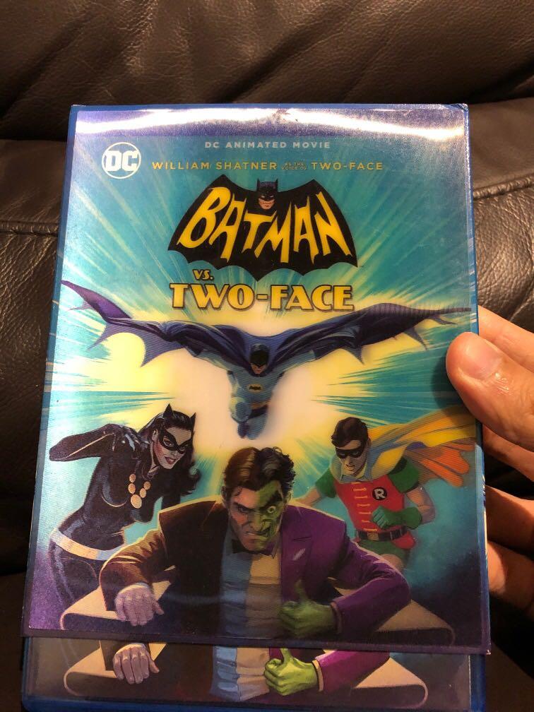 Rare) Batman Vs Two Face blu-ray W/ LENTICULAR SLIPCOVER (bluray), Hobbies  & Toys, Music & Media, CDs & DVDs on Carousell