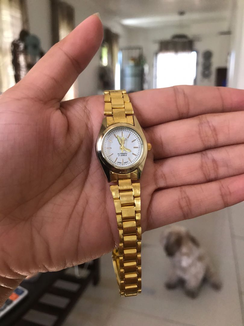 seiko gold plated