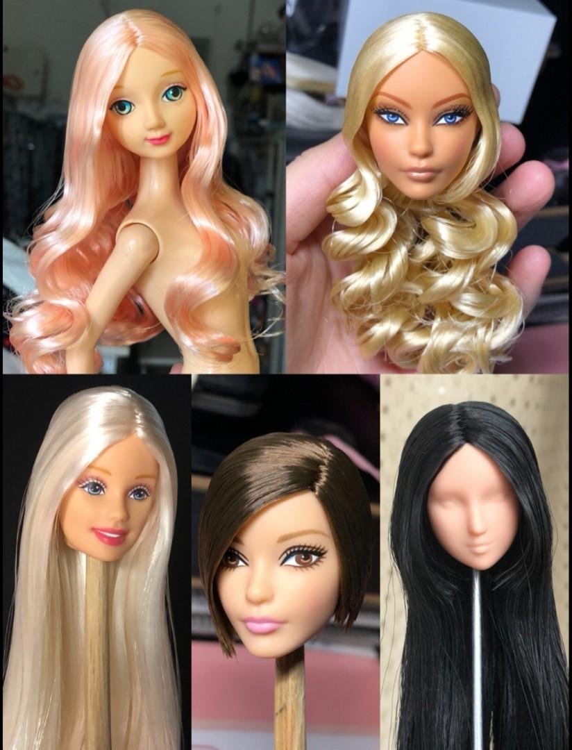 Saran doll shop hair