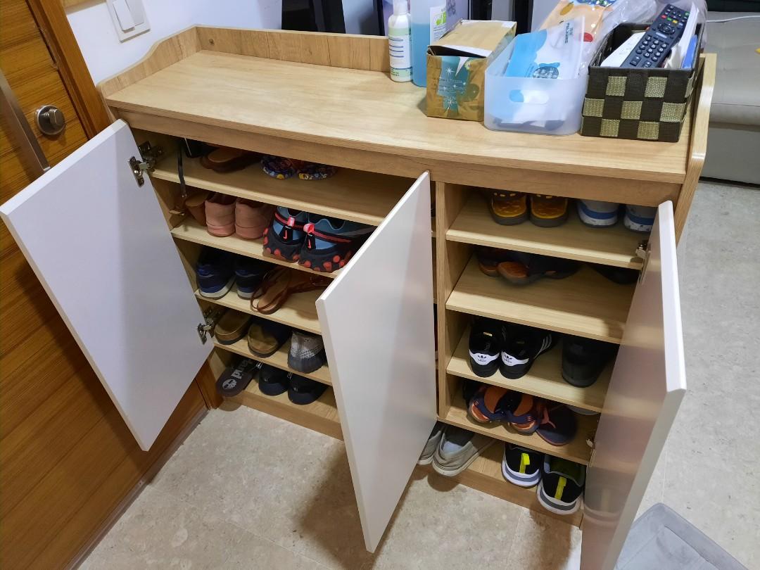 Second Hand Shoe Cabinet Furniture Home Living Furniture Shelves Cabinets Racks on Carousell