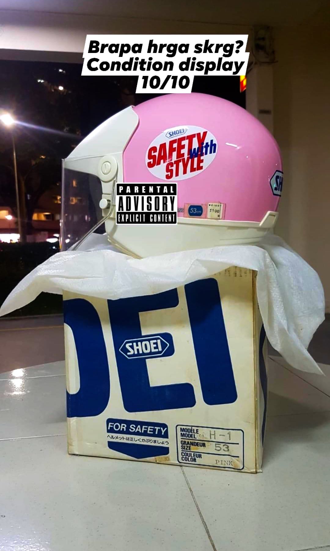 Shoei robot sale pink