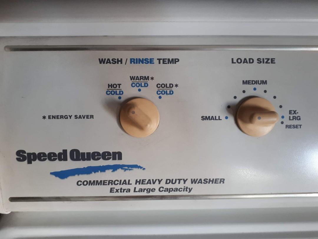 Speed Queen Commercial Heavy Duty Washer Extra Large Capacity