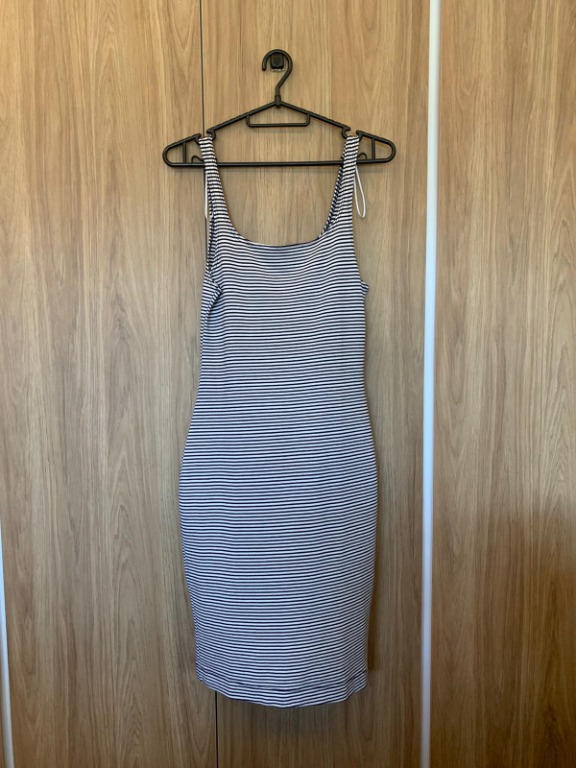 Zara striped bodycon dress Clearance