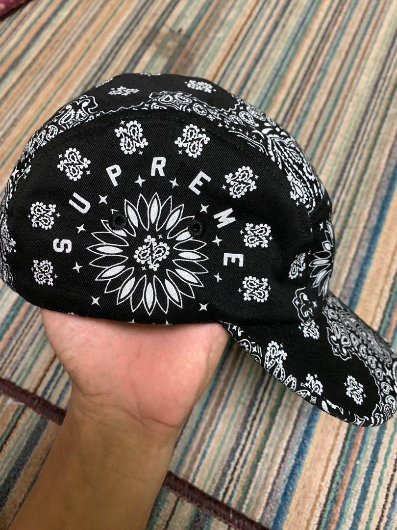 Supreme Bandana Camp Cap SS21, Men's Fashion, Watches