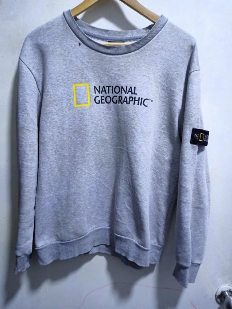 Sweatshirt National Geographic, Men's Fashion, Tops & Sets 