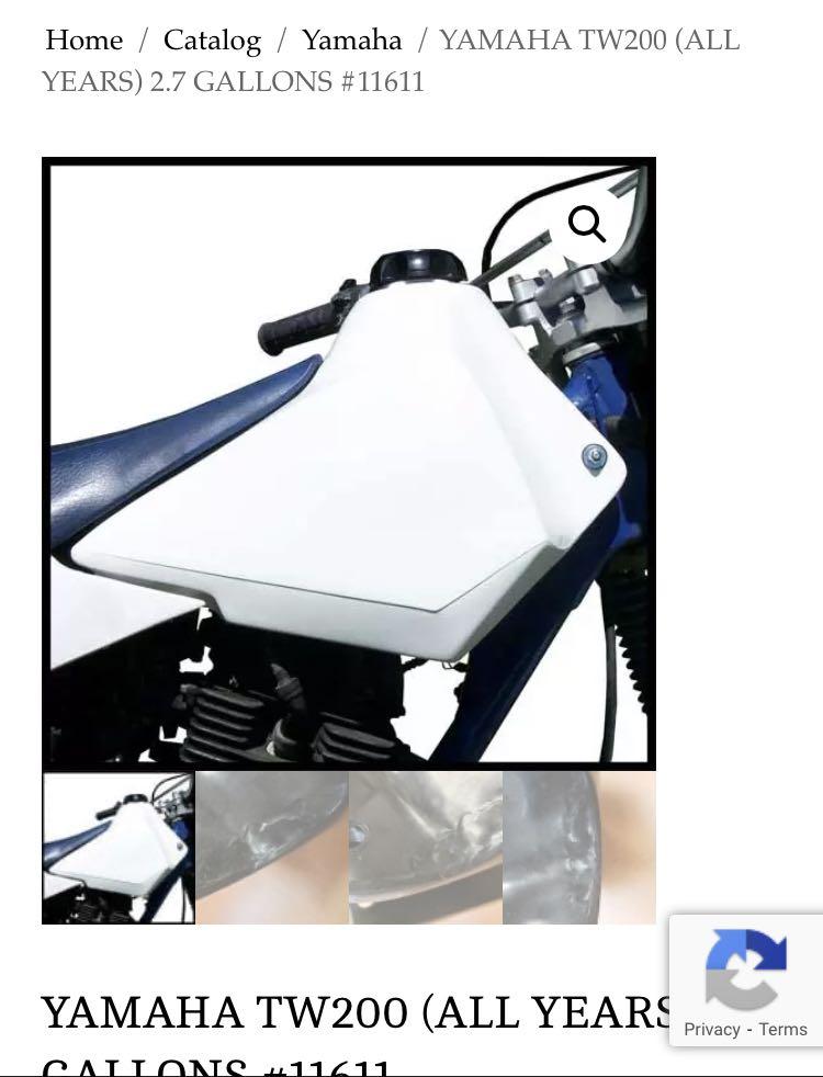 Tw200 Clarke Tank, Motorcycles, Motorcycle Accessories on Carousell