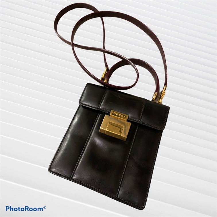 Vintage Gucci Clutch Sling Bag, Women's Fashion, Bags & Wallets, Cross