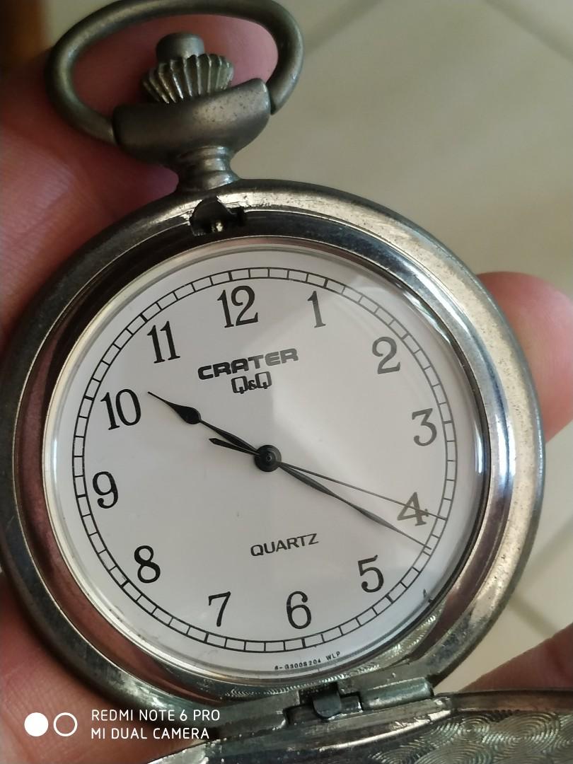 Q&q pocket cheap watch