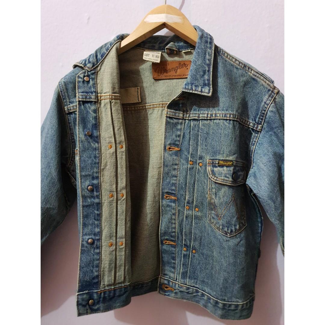 Original wrangler outlet denim jacket
