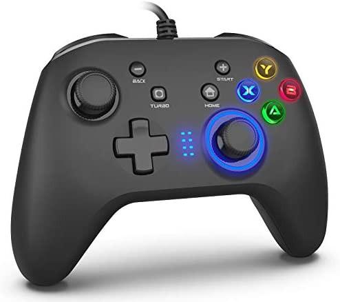 Wired Gaming Controller For Pc Gamepad With Dual Joystick Vibration Motors 6 5 Feet Usb Cable Compatible With Windows 7 8 10 Ps3 Android Tv Box Nintendo Switch Video Gaming Gaming Accessories Controllers On Carousell