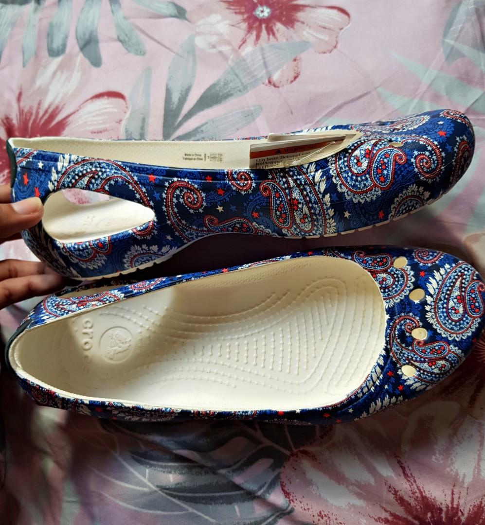 Women s Crocs Sienna Printed Flat Original from USA Women s