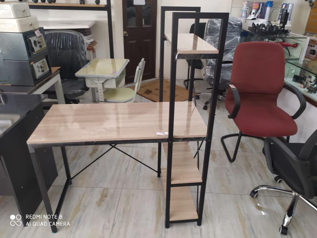 Work from Home Table & Chair Set, Computer Study Office Desk, Mesh