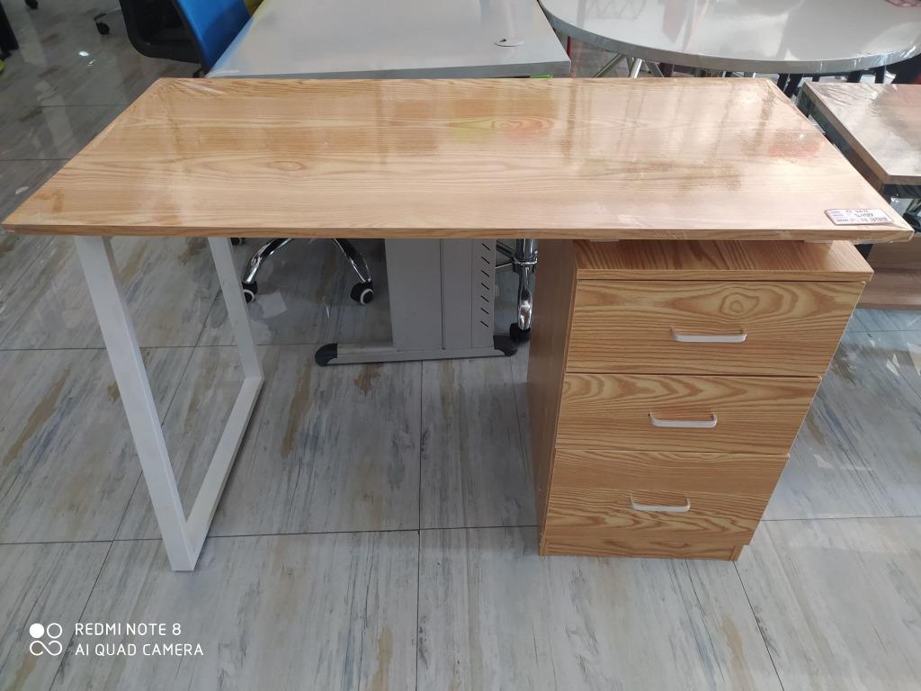 Work from Home Table & Chair Set, Computer Study Office Desk, Mesh