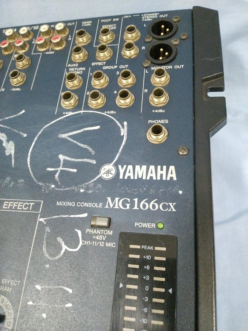 Yamaha Mixing Console MG166CX, Hobbies & Toys, Music & Media, Music