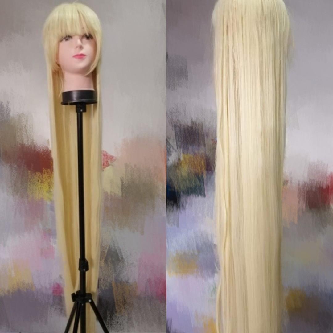 blonde 150cm wig