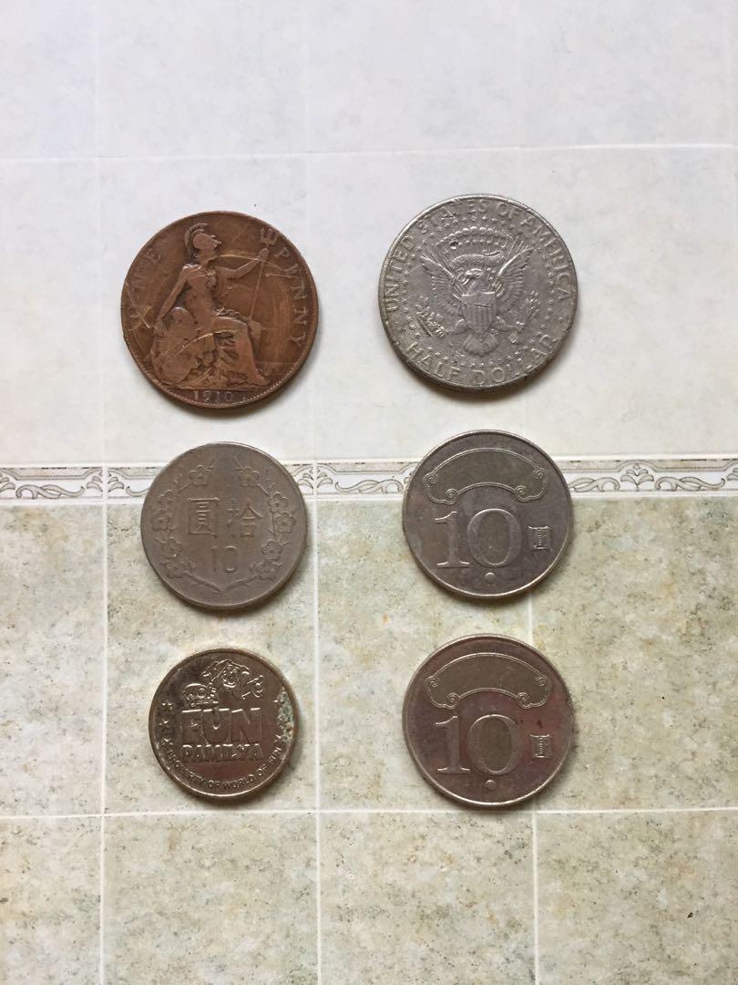 Assorted coins (Category: Currency) located in Cebu City. Submitted by alveygidjet (Listing ID 1099538742, Image 2). Description: Assorted coins.