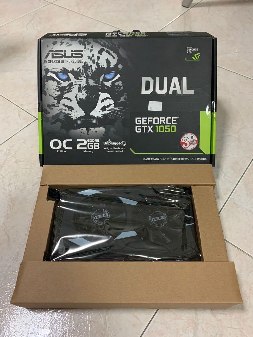 ASUS GEFORCE GTX 1050 OC 2GB Computers Tech Parts